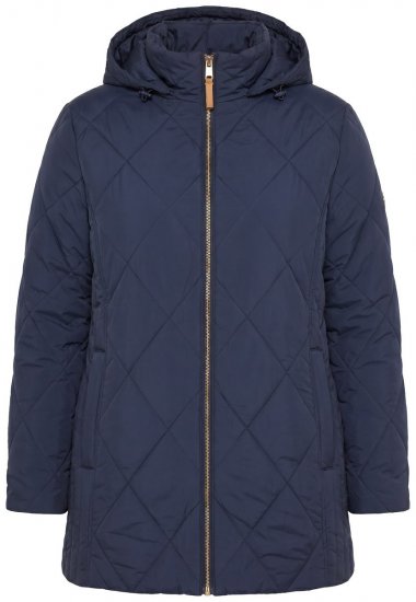 Ulla Popken 841360 Tepitud jope Tumesinine - Joped - Suured naiste jakid