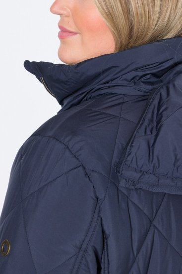 Ulla Popken 841360 Tepitud jope Tumesinine - Joped - Suured naiste jakid