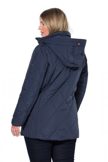 Ulla Popken 841360 Tepitud jope Tumesinine - Joped - Suured naiste jakid
