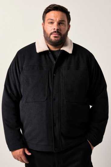 Men+ 545 Teddykraega jope Must - Jakid ja joped - Joped, suured suurused: 2XL – 12XL