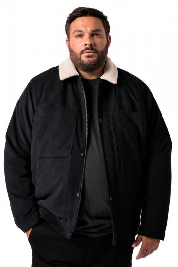 Men+ 545 Teddykraega jope Must - Jakid ja joped - Joped, suured suurused: 2XL – 12XL