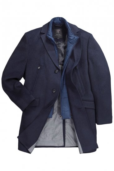 JP1880 Coat Flexnamic With Removable Insert Navy - Jakid ja joped - Joped, suured suurused: 2XL – 12XL