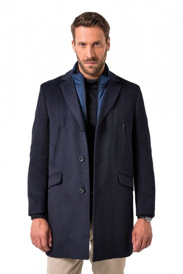 JP1880 Coat Flexnamic With Removable Insert Navy - Jakid ja joped - Joped, suured suurused: 2XL – 12XL