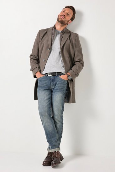 JP1880 Coat Flexnamic Quilted Insert Grey TALL - TALL jakid ja joped - TALL jakid pikkadele meestele