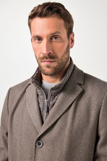JP1880 Coat Flexnamic Quilted Insert Grey TALL - TALL jakid ja joped - TALL jakid pikkadele meestele