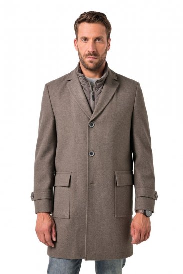 JP1880 Coat Flexnamic Quilted Insert Grey TALL - TALL jakid ja joped - TALL jakid pikkadele meestele