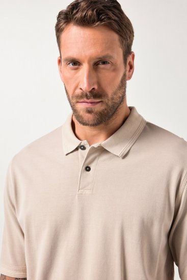 JP1880 Polo Shirt Short Sleeve Pique Dark Dusty Pink - Polosärgid - Meeste suured polosärgid 2XL – 8XL