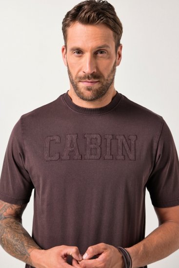 JP1880 T-Shirt Cabin Vintage Mocha TALL - MEESTERIIDED MT-6XLT - Pikad meeste riided