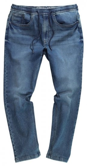 JP1880 FLEXNAMIC Straight Fit Jeans with Stretch Waist - Teksad ja püksid - Meeste suured teksad W40 – W70