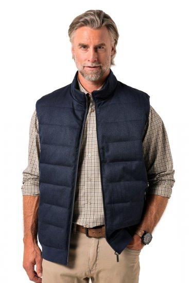 Boston Park 995 Kahevärviline tepitud vest Tumesinine - Jakid ja joped - Joped, suured suurused: 2XL – 12XL
