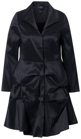 Ulla Popken 842028 Voltidega peplum-pintsak Must - Pintsakud - Pintsakud naistele suurtes suurustes
