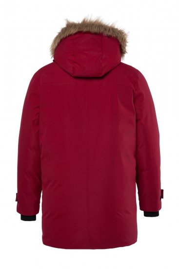 Men+ 619 Funktsionaalne parka tehiskarvaga kapuutsiga Veinipunane - Jakid ja joped - Joped, suured suurused: 2XL – 12XL