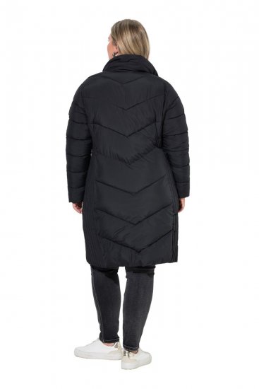 Ulla Popken 842877 Funktsionaalne jope Must - Joped - Suured naiste jakid