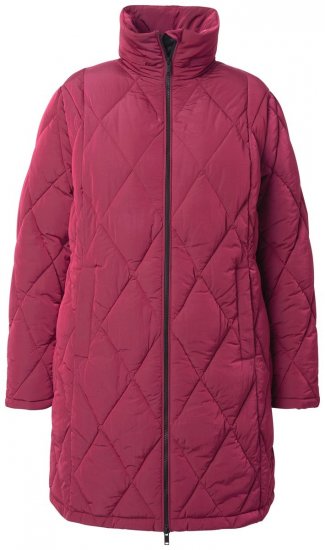 Ulla Popken 842937 Tepitud jope Punane - Joped - Suured naiste jakid