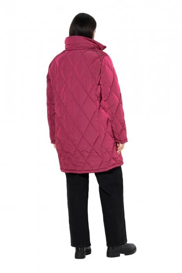 Ulla Popken 842937 Tepitud jope Punane - Joped - Suured naiste jakid