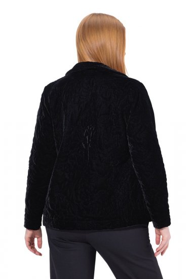 Ulla Popken 843244 Sametist jakk Must - Joped - Suured naiste jakid