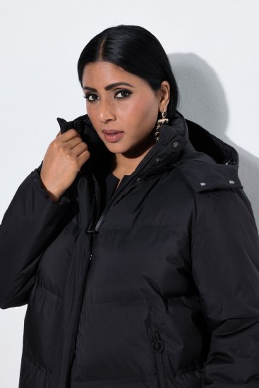 Ulla Popken SYMPATEX Triple Function Coat Black - Mantlid - Naiste mantlid suurtes suurustes