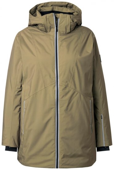 Ulla Popken 844034 Funktsionaalne jope Khaki - Joped - Suured naiste jakid