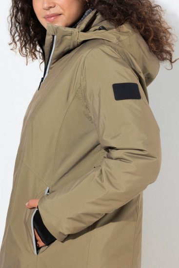 Ulla Popken 844034 Funktsionaalne jope Khaki - Joped - Suured naiste jakid