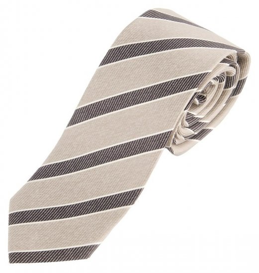 JP1880 Silk Tie Extra Long with Stripes - Lipsud ja kikilipsud - 