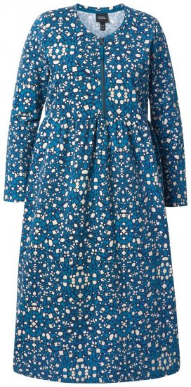 Ulla Popken 844722 Mustriline dressikleit Petrool - Dressikleidid - 