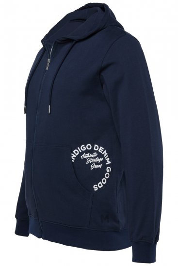 Men+ 957 Lukuga dressipluus Tumesinine - Sviitrid ja dressipluusid - Meeste suured kapuutsiga jakid suurustes 2XL – 14XL