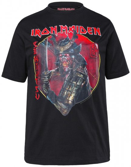 JP1880 845106 Iron Maiden Senjutsu T-särk Must - Bändi T-särgid - Bänditringad suurtes suurustes