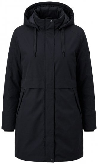 Ulla Popken 845111 Parka Must - Mantlid - Naiste mantlid suurtes suurustes
