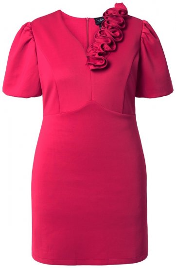 Ulla Popken 845148 Lilleline bodycon-kleit Magenta - Kleidid - Kleidid kõikidele suurustele