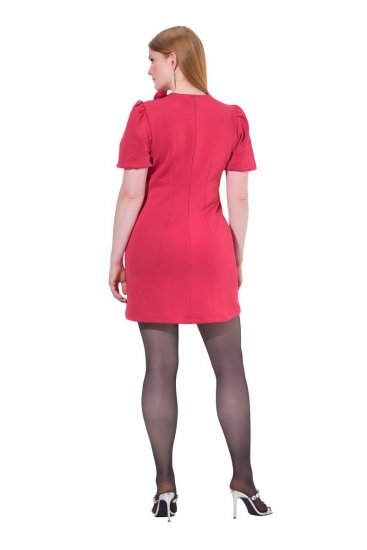 Ulla Popken 845148 Lilleline bodycon-kleit Magenta - Kleidid - Kleidid kõikidele suurustele