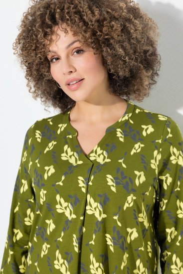Ulla Popken 845190 Lilleline jersey-kleit Türkiis - Trikookleidid - 