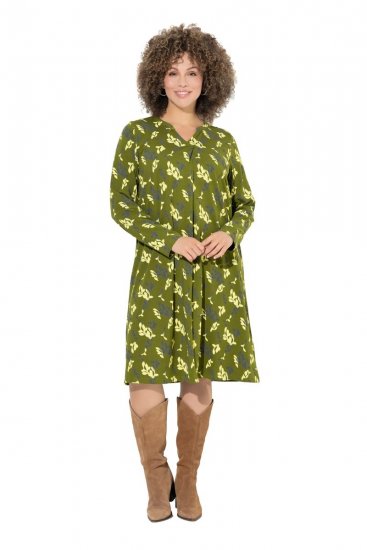 Ulla Popken 845190 Lilleline jersey-kleit Türkiis - Trikookleidid - 