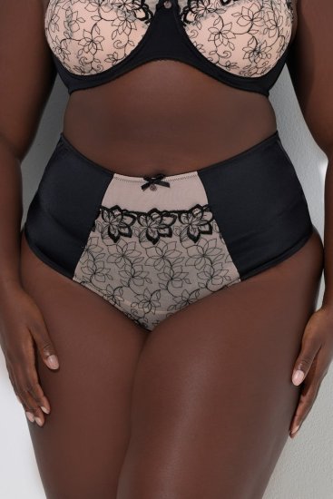 Ulla Popken 845347 Lillelised stringid Vanaroosa - Aluspüksid - 
