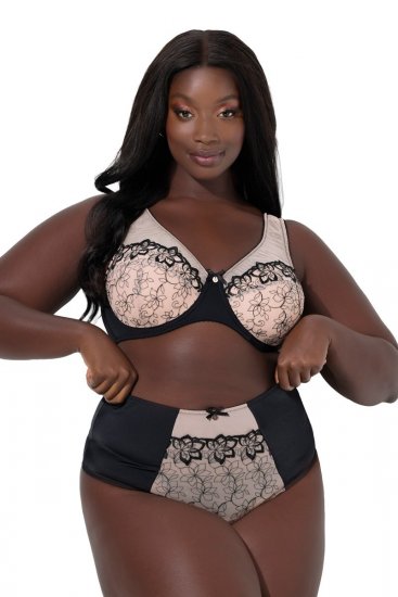 Ulla Popken 845347 Lillelised stringid Vanaroosa - Aluspüksid - 