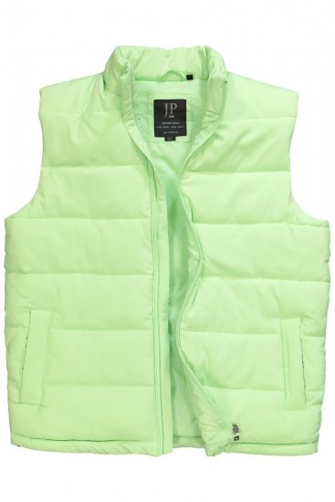 JP1880 845455 Tepitud stretch-vest Pistaatsiaroheline - Jakid ja joped - Joped, suured suurused: 2XL – 12XL