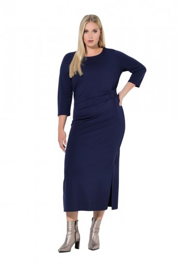 Ulla Popken 845705 Jersey-kleit Tumesinine - Midikleidid - Plusssuuruses midikleidid