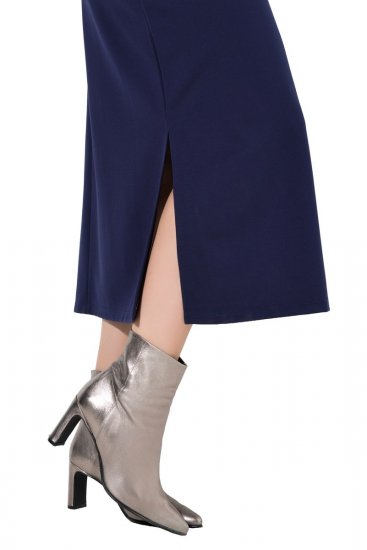 Ulla Popken 845705 Jersey-kleit Tumesinine - Midikleidid - Plusssuuruses midikleidid