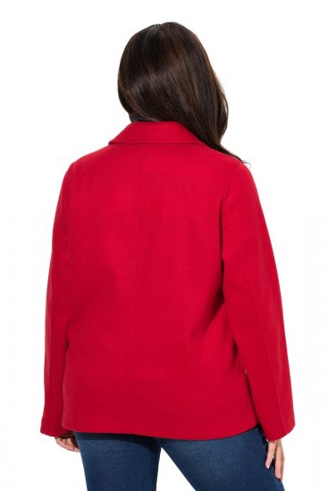 Ulla Popken 846021 Fliismantel Punane - Mantlid - Naiste mantlid suurtes suurustes