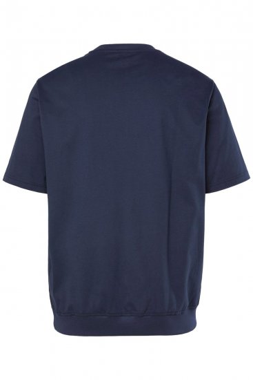 JP1880 846657 T-särk bellyfit embleemidega Tumesinine TALL - TALL T-särgid - T-särgid pikkadele meestele