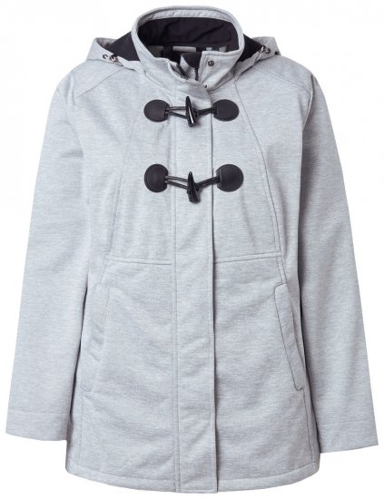 Ulla Popken 846744 Softshell-jope Hallmeleeritud - Joped - Suured naiste jakid