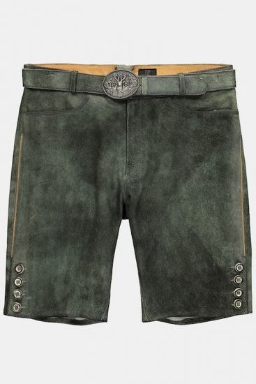 JP1880 846895 Bermudapüksid kitsemokast Tumeoliiv - Lühikesed püksid - Lühikesed Püksid suured suurused: W40-W60