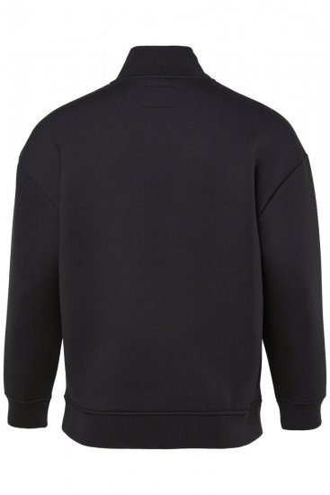 STHUGE 847083 Varsity jope scuba-kangast Must - Jakid ja joped - Joped, suured suurused: 2XL – 12XL