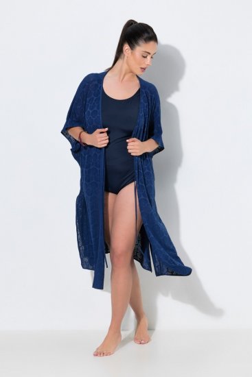 Ulla Popken 847654 Mustriline kleit Tumesinine - Kaftanid - 