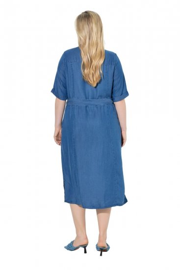 Ulla Popken 848491 Särkkleit Denimsinine - Midikleidid - Plusssuuruses midikleidid