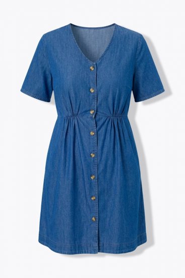 Ulla Popken 848597 Särkkleit Denimsinine - Särkkleidid - 