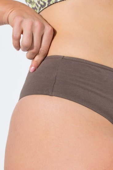 Ulla Popken 848826 Loomamustrilised stringid 3 tk Taupe - Aluspüksid - 