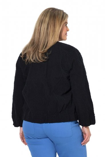 Ulla Popken 848940 Bomberjope Must - Joped - Suured naiste jakid