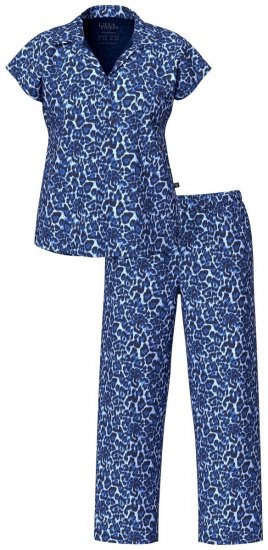 Ulla Popken 849144 Loomamustriline pidžaama Tumesinine - Pidžaama/Loungewear - 