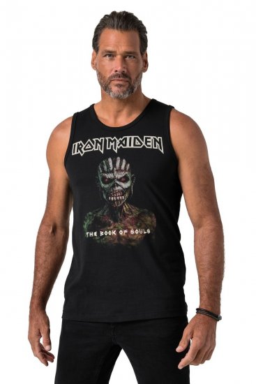 JP1880 849285 Iron Maiden The Book of Souls Maika Must - Bändi T-särgid - Bänditringad suurtes suurustes