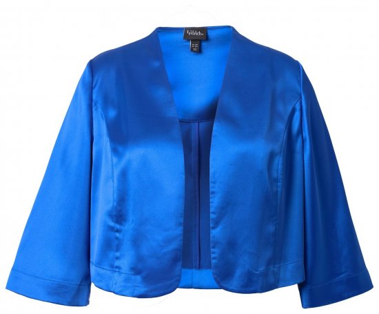 Ulla Popken 849457 Bolero Kuningassinine - Joped - Suured naiste jakid